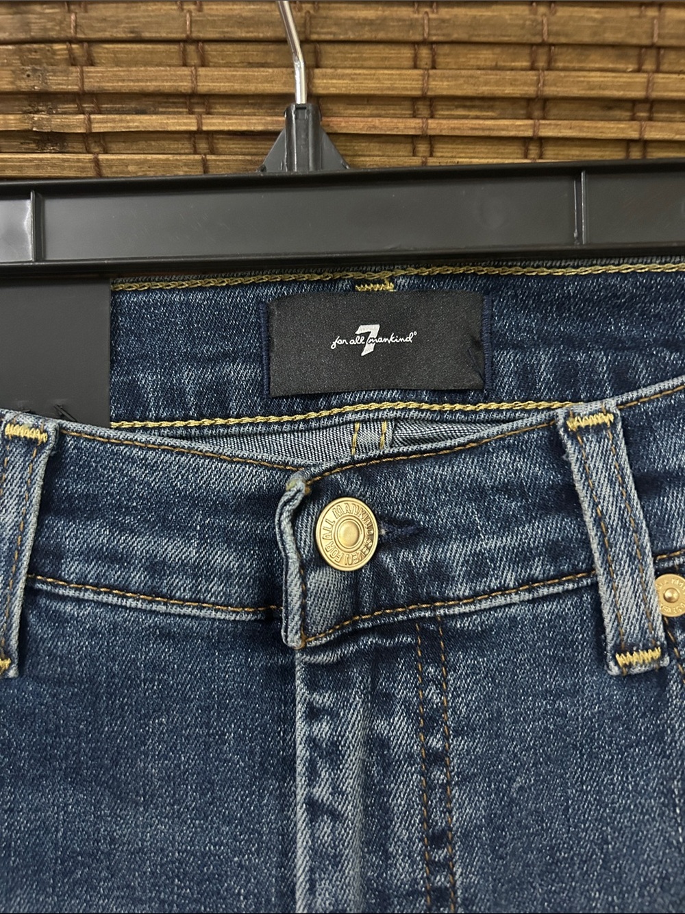 7 For All Mankind Tailorless Dojo Bootcut Jeans Size 30 - Picture 4 of 8